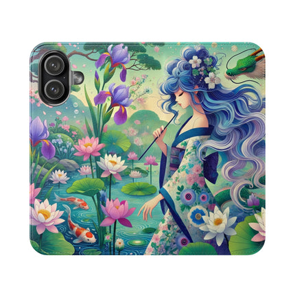 Fairy of the Koi Pond Flip Case – Mystical Harmony & Pond Enchantment