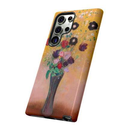 Vase of Flowers by Odilon Redon Phone Cases