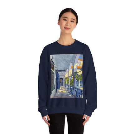 Gallery of a Moroccan Riad by George Gaudion Heavy Blend™ Crewneck Sweatshirt