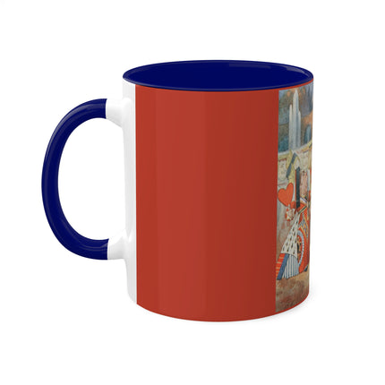 Off with her head! Off with— by Sir John Tenniel Colorful Mugs, 11oz