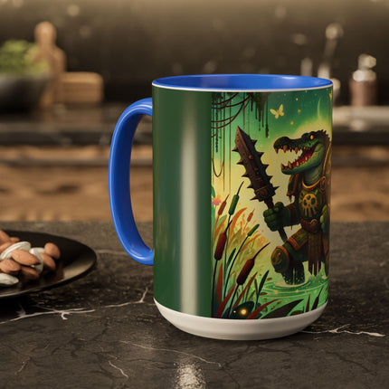 Swamp Tyrant Colorful Mugs (11oz, 15oz)