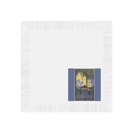 Whispers of Love White Coined Napkins