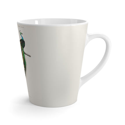 Indian Peafowl by Charles Dessalines D' Orbigny Latte Mug