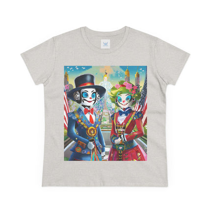 Cyber Punk Robots Cotton Tee