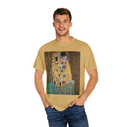 The Kiss by Gustav Klimt Unisex Garment-Dyed T-shirt