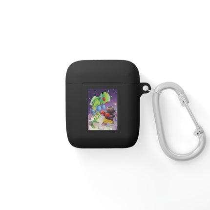 Interstellar Showdown – Alien Vs Bear Boxing AirPods Case