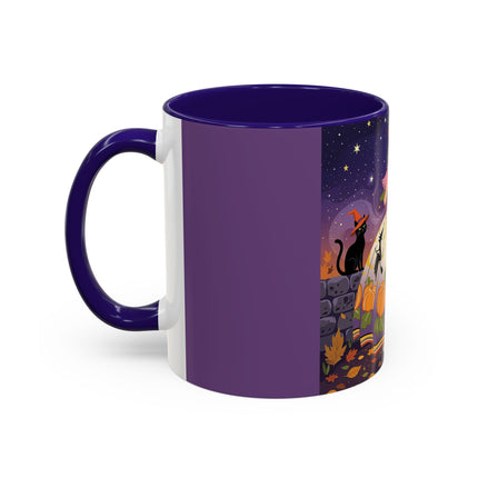 🎃🌙 The Pumpkin Moon Dress Colorful Mug – Whimsical Halloween Fashion