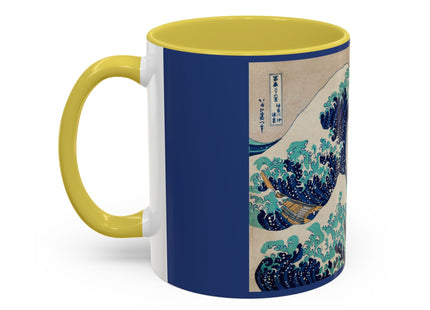 The Great Wave off Kanagawa by Katsushika Hokusai Colorful Mugs (11oz, 15oz)