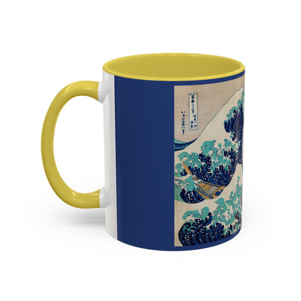 The Great Wave off Kanagawa by Katsushika Hokusai Colorful Mugs (11oz, 15oz)