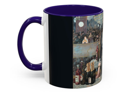 A Bar at the Folies-Bergère by Edouard Manet Colorful Mugs (11oz, 15oz)