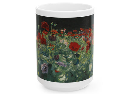A Study of Poppies for Carnation, Lily, Lily, Rose by John Singer Sargent Ceramic Mug (11oz, 15oz)
