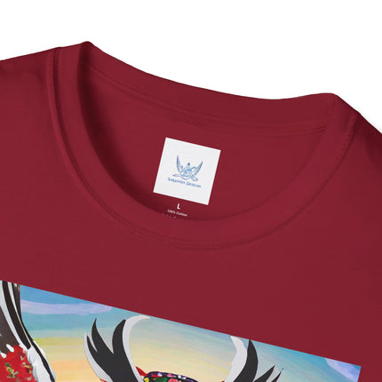 Cyberpunk Samurai Owl Softstyle T-Shirt