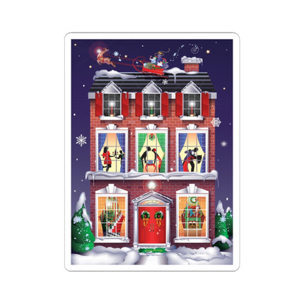 A Christmas Eve Celebration Kiss-Cut Stickers (4 Sizes)
