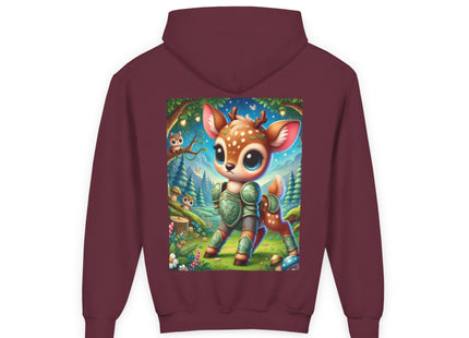 Fawn Defender Youth Heavy Blend Hooded Sweatshirt