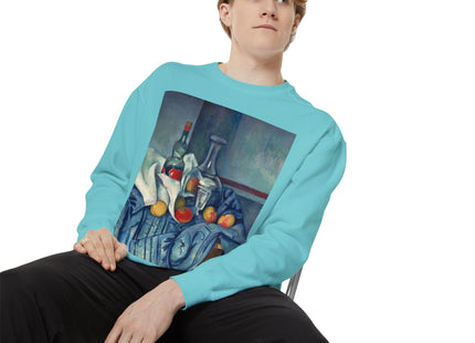 The Peppermint Bottle by Paul Cézanne Unisex Garment-Dyed Sweatshirt