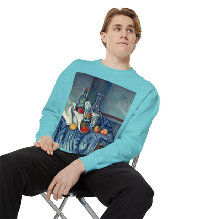 The Peppermint Bottle by Paul Cézanne Unisex Garment-Dyed Sweatshirt
