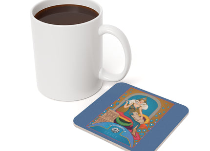 Aries Zodiac Design – April & Diamond by Sofia Chiostri | Cork Back Coaster