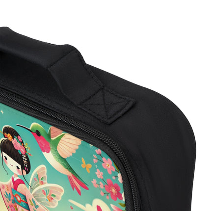 Geisha Fairy and the Hummingbird Blossom Lunch Bag – Enchanted Harmony & Delicate Grace