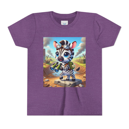 Zebra Lookout Youth Short Sleeve Tee