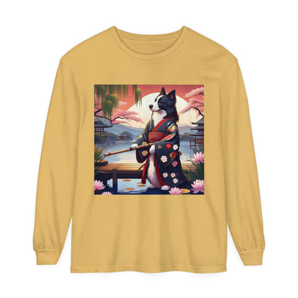 Border Collie Warrior Long Sleeve T-Shirt