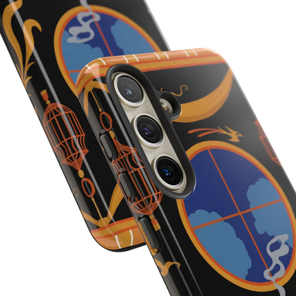 Art Deco Lounge Phone Case – Opulent Smoke & Timeless Glamour