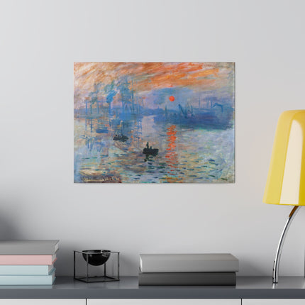 Sunrise by Claude Monet Matte Canvas, Stretched, 0.75"