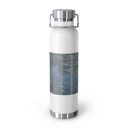 Water Lilies by Claude Monet Copper Vacuum Insulated Bottle, 22oz