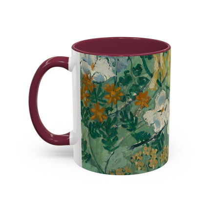 Flowers by August Babberger Colorful Mugs (11oz, 15oz)