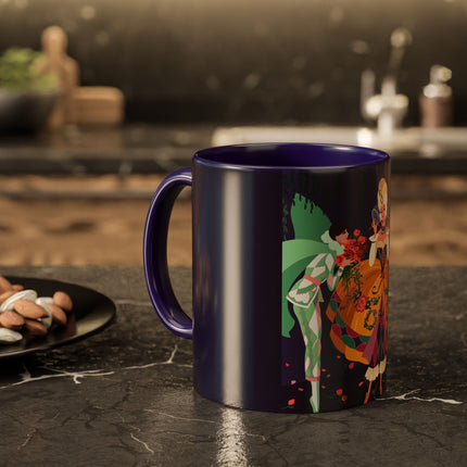 Moonlit Masquerade: The Fairy Queen's Ball Colorful Mug (11oz, 15oz) – Fairy Tale Elegance, Fantasy Charm & Enchanted Style