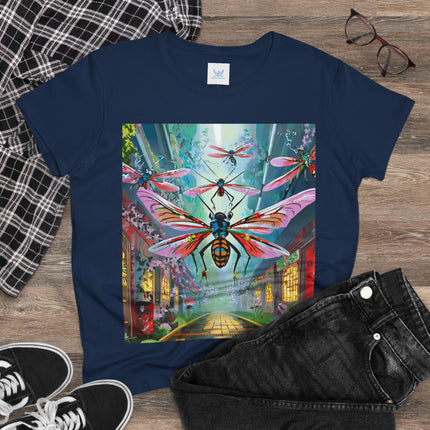 Neon Swarm Cotton Tee