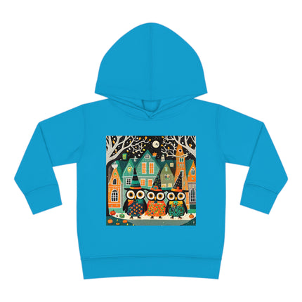 Night of the Trick-or-Treating Owlets Toddler Pullover Fleece Hoodie