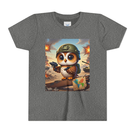 Owl on the Front Lines Youth Short Sleeve Tee