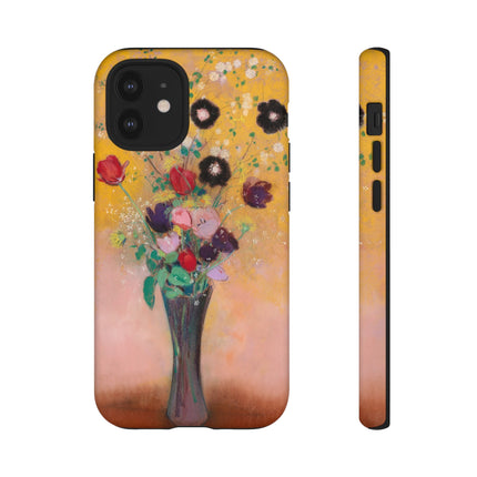 Vase of Flowers by Odilon Redon Phone Cases