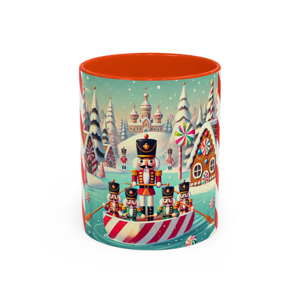 Nutcracker Candy-Striped Adventure Colorful Mugs (11oz, 15oz)