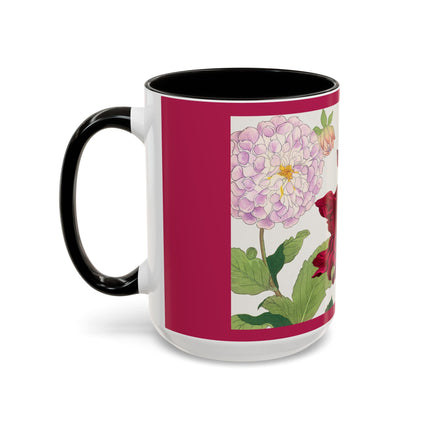 Dahlia Flower by Tanigami Kônan Colorful Mugs (11oz, 15oz)