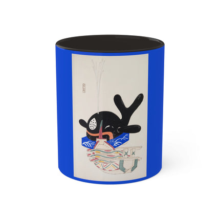 Illustrations of Japanese Toys Pl.009 by Kawasaki Kyosen Colorful Mugs, 11oz