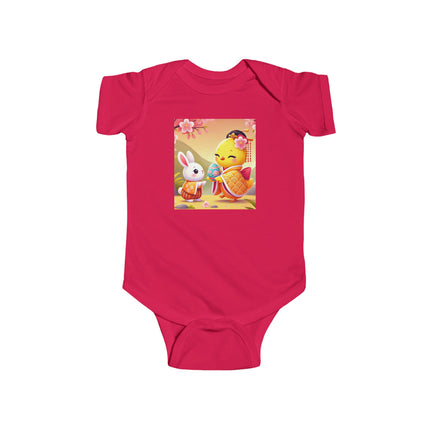 Whimsical Springtime Exchange Infant Fine Jersey Bodysuit