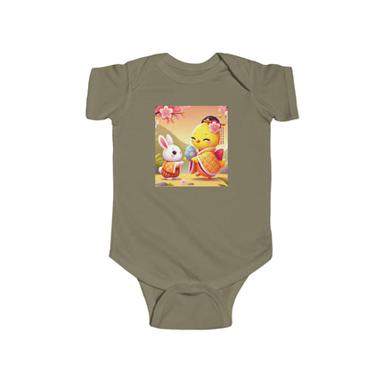 Whimsical Springtime Exchange Infant Fine Jersey Bodysuit