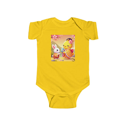 Whimsical Springtime Exchange Infant Fine Jersey Bodysuit