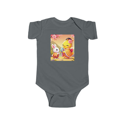 Whimsical Springtime Exchange Infant Fine Jersey Bodysuit