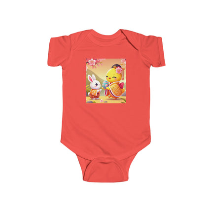 Whimsical Springtime Exchange Infant Fine Jersey Bodysuit