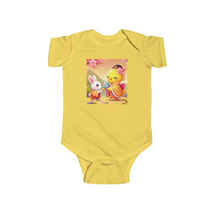 Whimsical Springtime Exchange Infant Fine Jersey Bodysuit