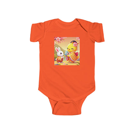 Whimsical Springtime Exchange Infant Fine Jersey Bodysuit