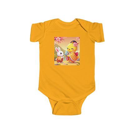 Whimsical Springtime Exchange Infant Fine Jersey Bodysuit