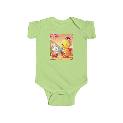 Whimsical Springtime Exchange Infant Fine Jersey Bodysuit