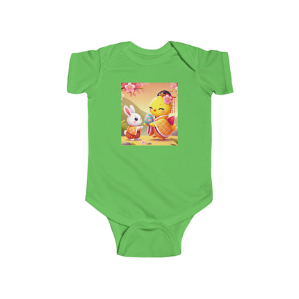 Whimsical Springtime Exchange Infant Fine Jersey Bodysuit
