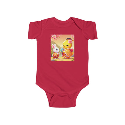 Whimsical Springtime Exchange Infant Fine Jersey Bodysuit
