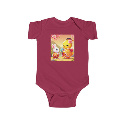 Whimsical Springtime Exchange Infant Fine Jersey Bodysuit