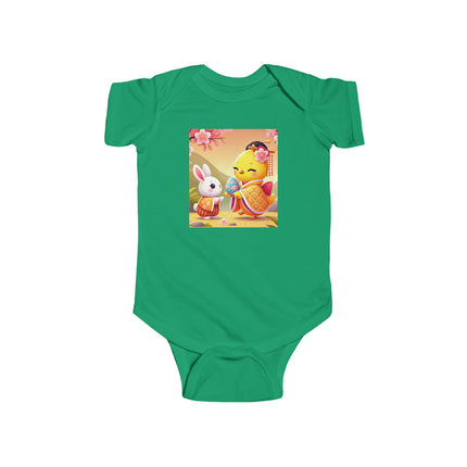 Whimsical Springtime Exchange Infant Fine Jersey Bodysuit