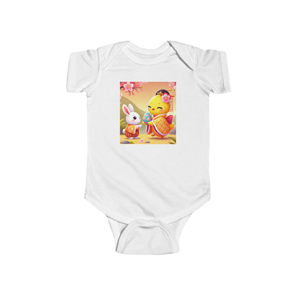 Whimsical Springtime Exchange Infant Fine Jersey Bodysuit